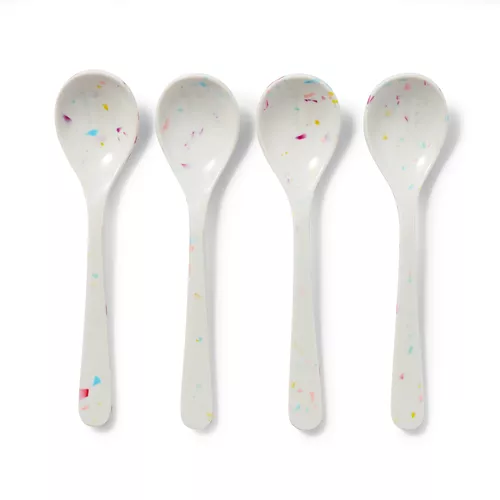 Sur La Table Round Measuring Spoons, Set of 6, Silver