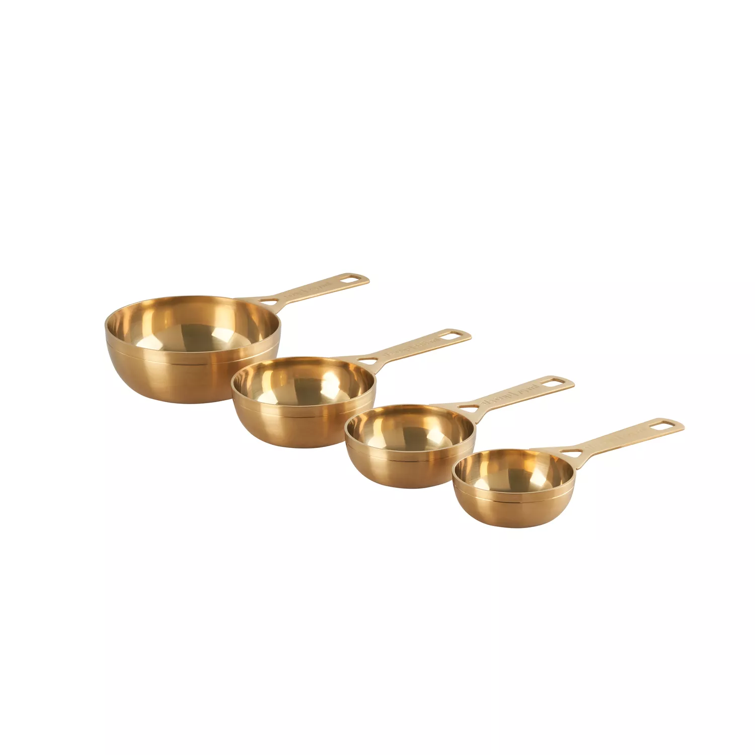 Le Creuset Goldtone Measuring Cups, Set of 4