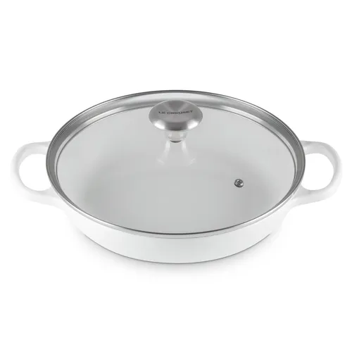 Le Creuset Signature Braiser with Glass Lid, 2.25 qt.