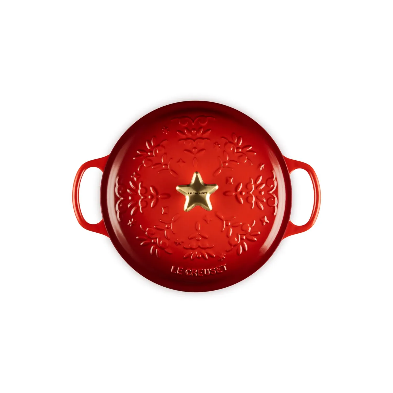 Le Creuset Noel Collection Signature 4.5-qt. Round Dutch Oven with Tree Embossed Lid