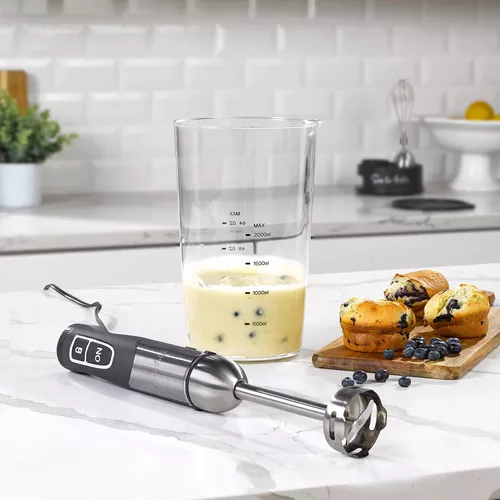 Sur La Table Immersion Blender with Whisk & Storage