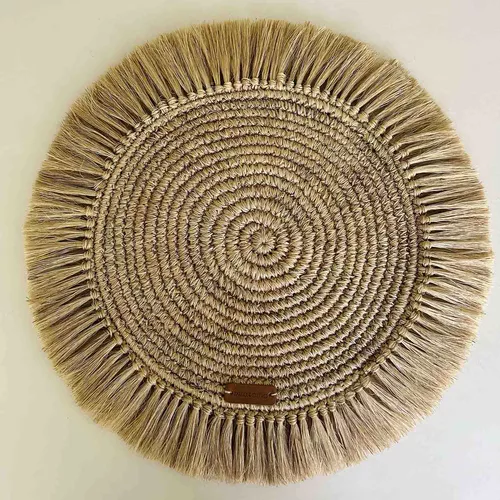 Tallo de Olivo Fringe Placemats, Set of 4