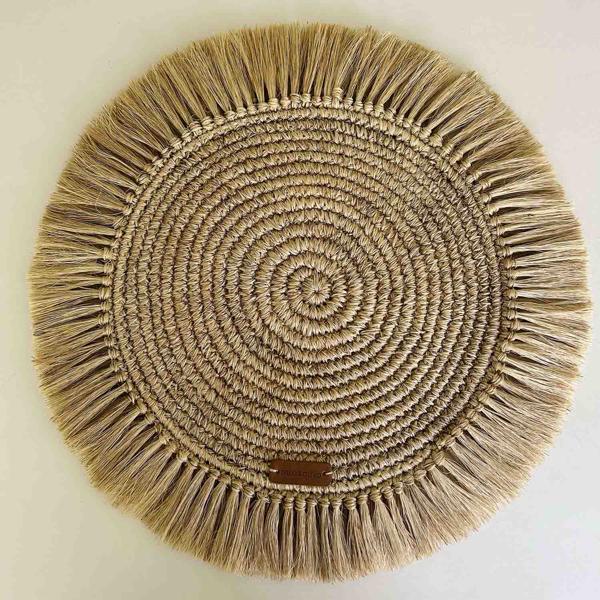 Tallo de Olivo Fringe Placemats, Set of 4