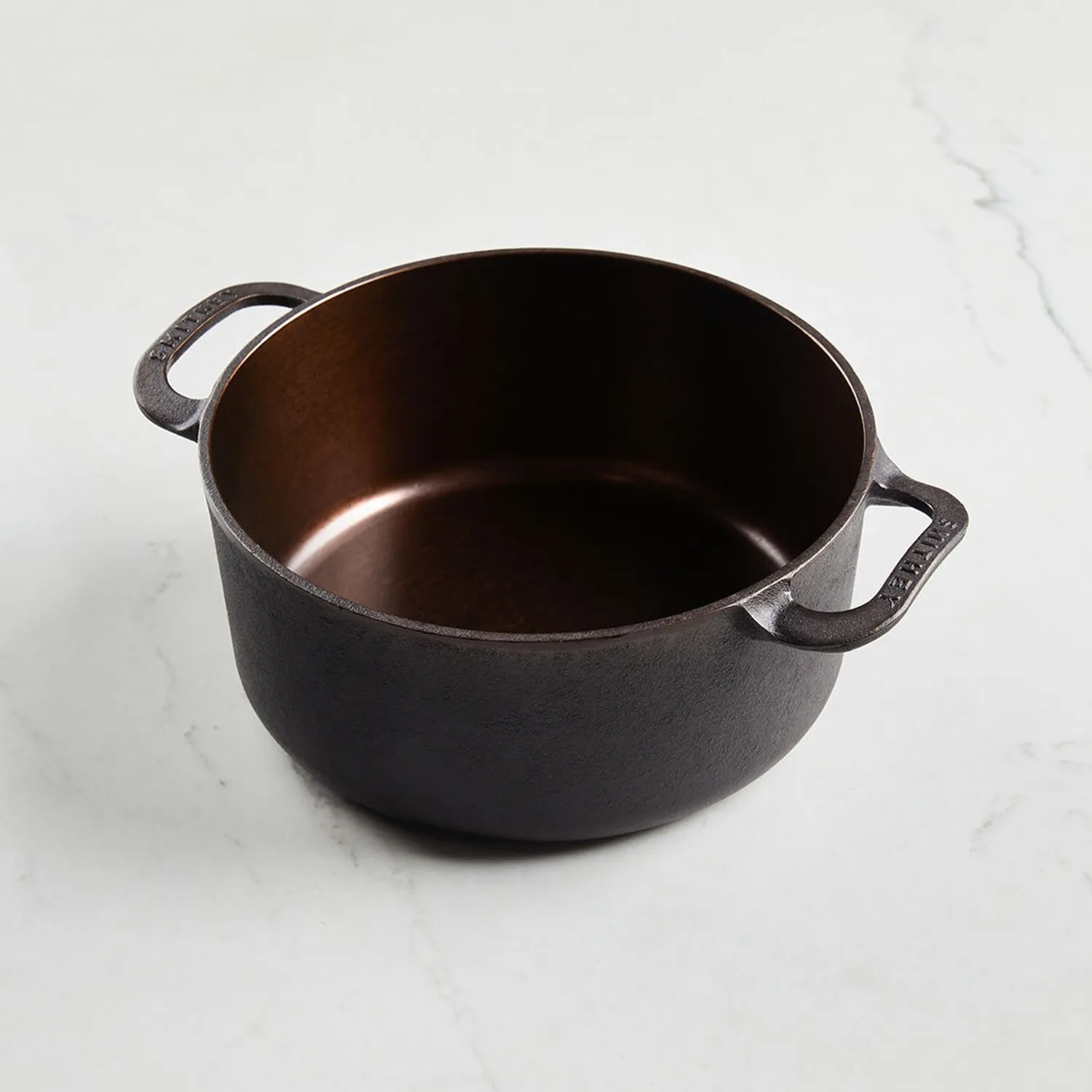 Smithey Polished Cast Iron Dutch Oven