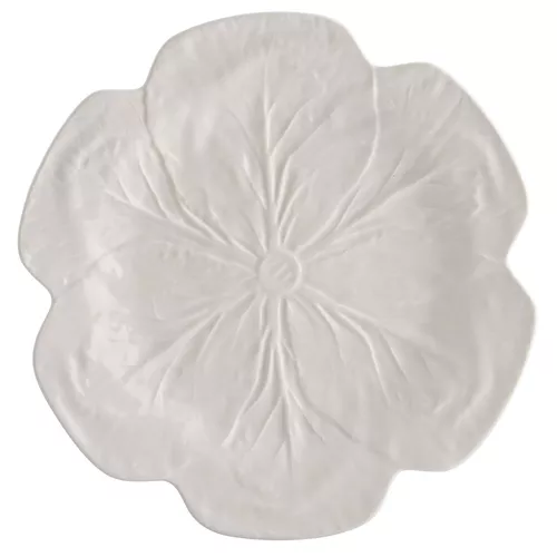 Bordallo Pinheiro Cabbage Beige Dinner Plate