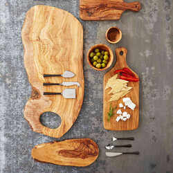 Sur La Table Olivewood Cheese Knife Set