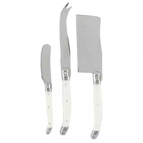 French Home 3-Piece Laguiole Cheese Knife Set