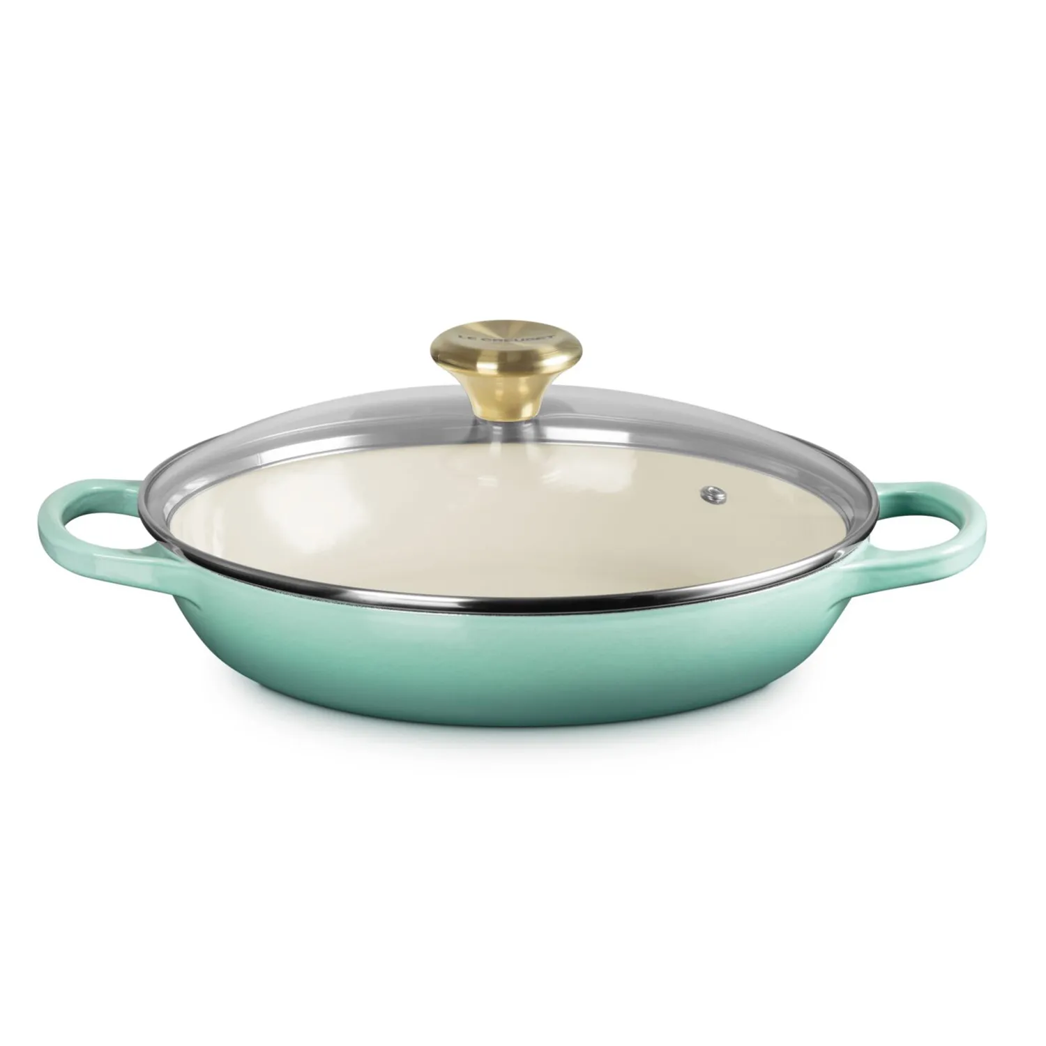 Le Creuset Signature Braiser with Glass Lid, 2.25 qt.