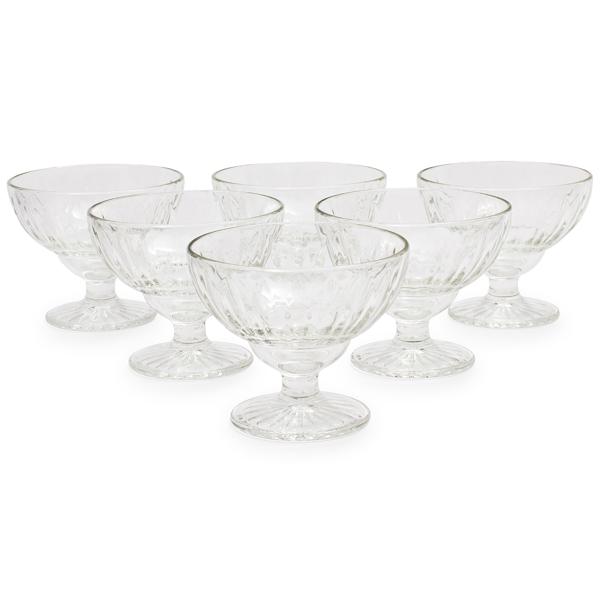 La Rochère Elise Ice Cream Bowls, Set of 6