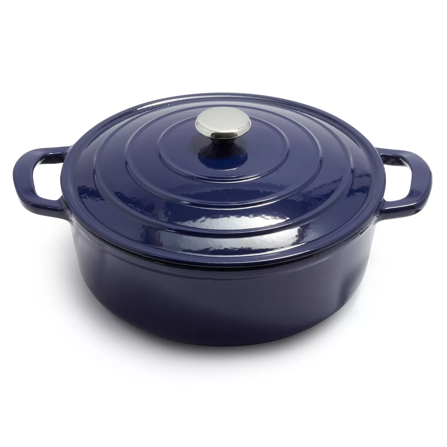Sur La Table Enameled Cast Iron Round Wide Dutch Oven, 7 qt.