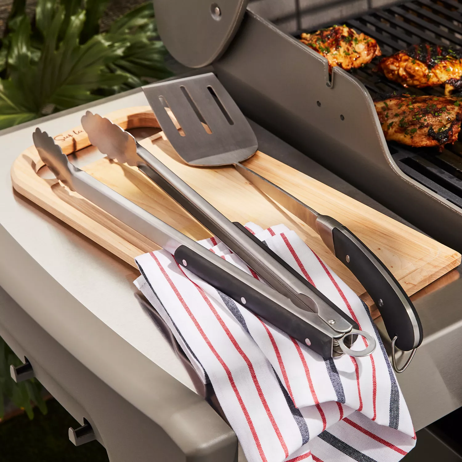 Sur La Table Two-Piece Barbecue Tool Set