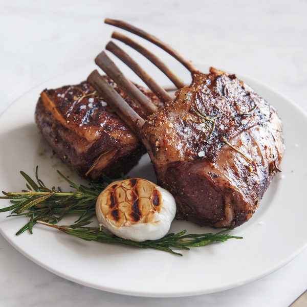 Rack of Lamb with Mint Butter