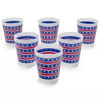 Sur La Table American Flag Cups, Set of 6