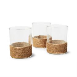 Sur La Table Jute Candle Holder, Set of 3