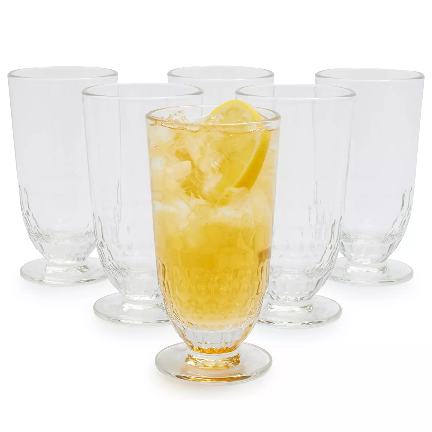 French Honeycomb Water Glass- Set of Six