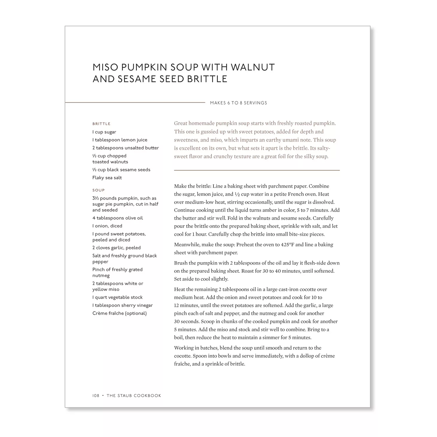 The Staub Cookbook: Modern Recipes for Classic Cast Iron