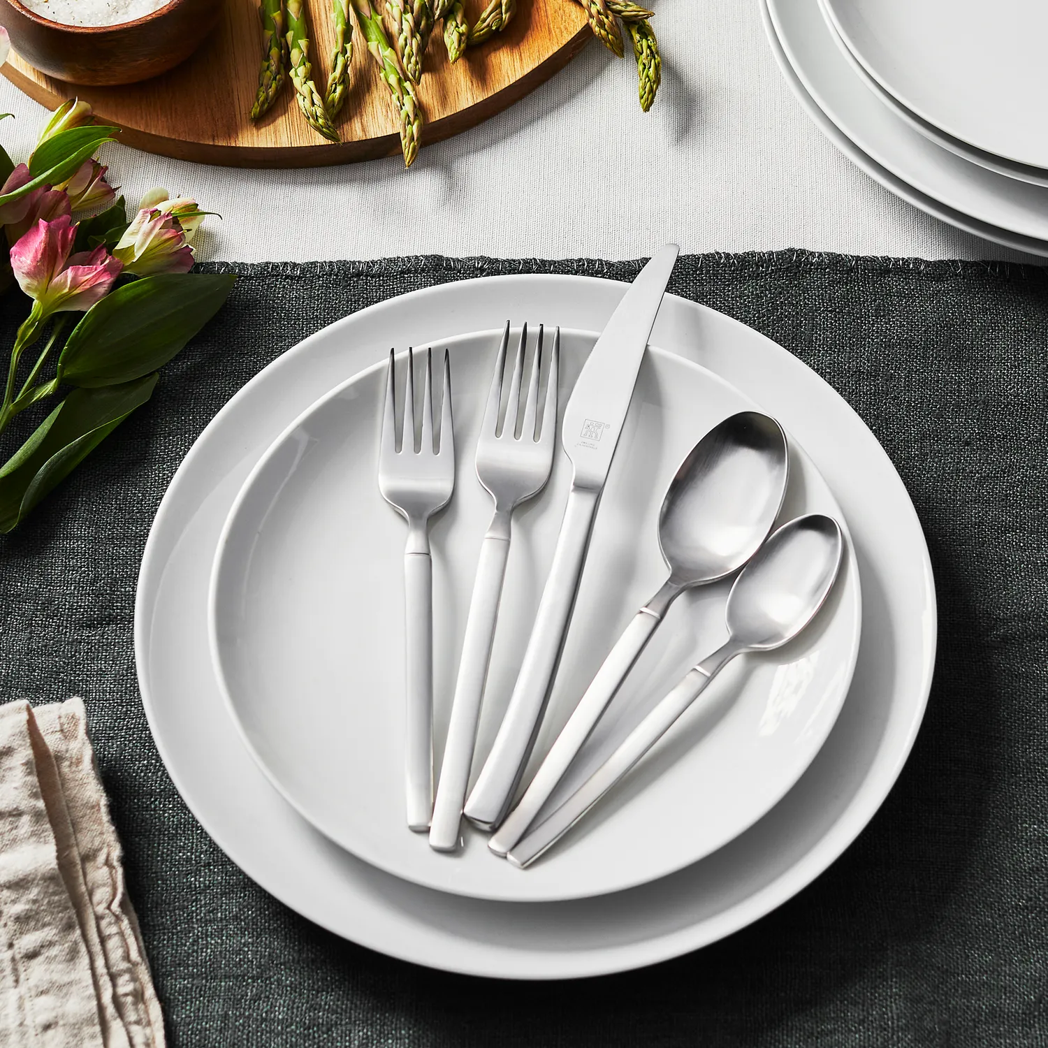 Zwilling J.A. Henckels Opus Satin 45-Piece Flatware Set