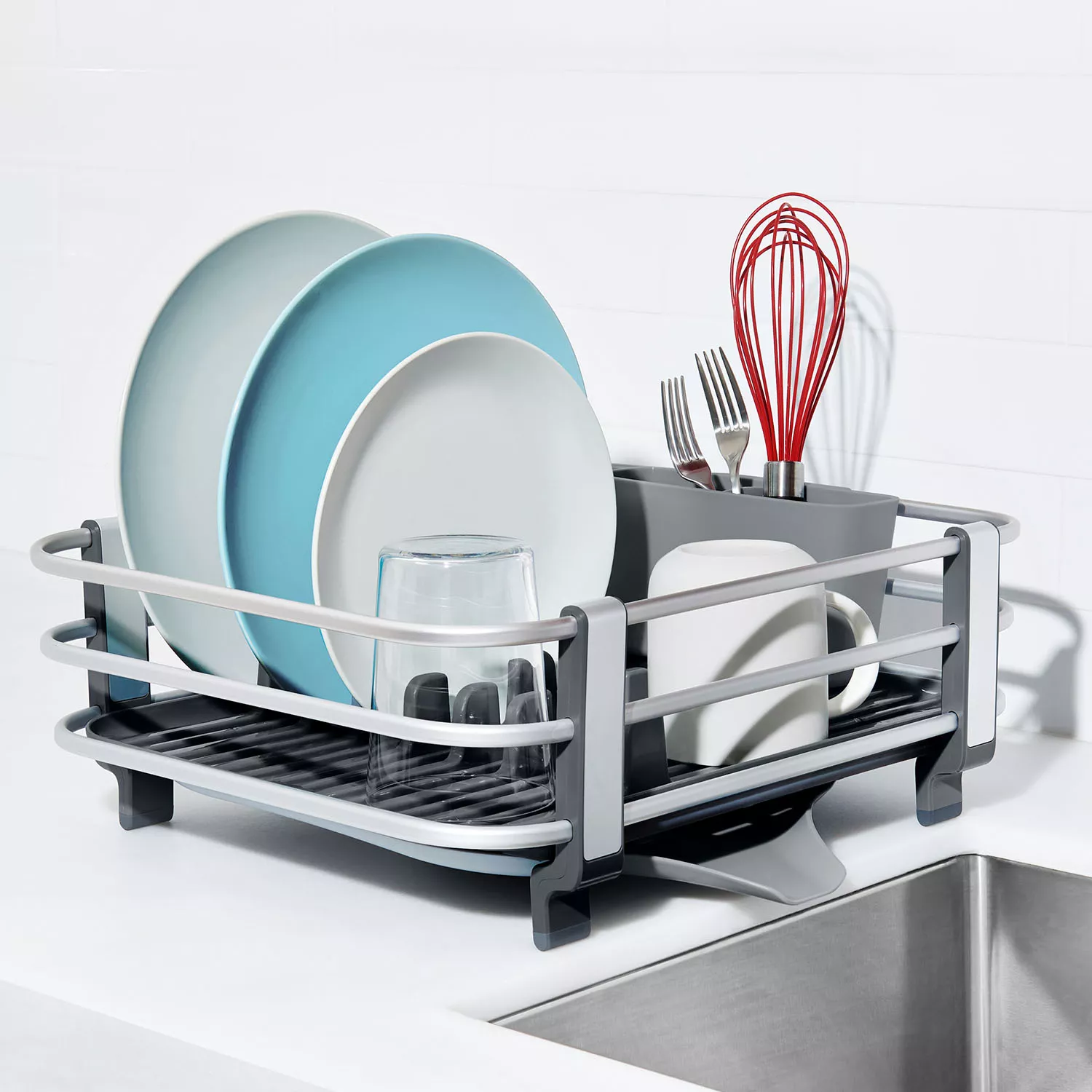 OXO Aluminum Frame Dish Rack Sur La Table