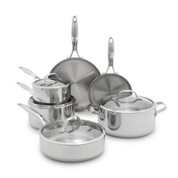 GreenPan Valencia Pro 3-Ply Stainless Steel 10-Piece Cookware Set