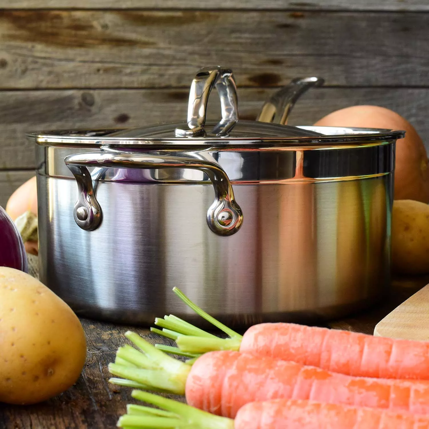 Hestan ProBond Stainless Steel Saucepans
