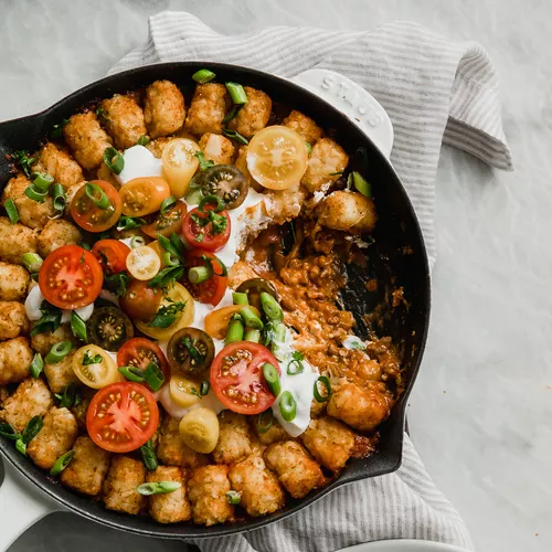 Cheeseburger Tater Tot Casserole