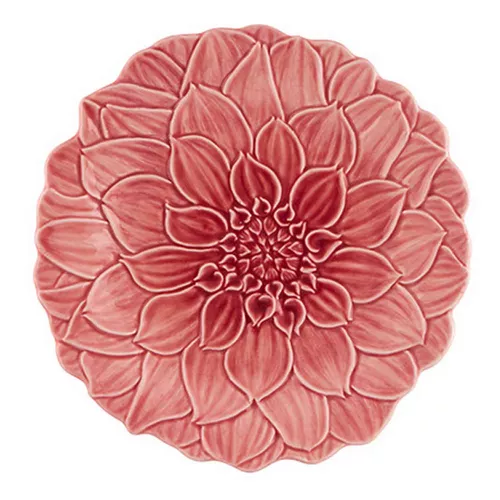 Bordallo Pinheiro Maria Flor Dahlia Fruit Plates, Set of 4