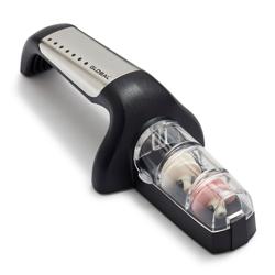 Global 2-Stage Handheld Knife Sharpener, Stainless Steel One of the best sharpeners Ive ever used