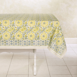 Sustainable Threads Bloom Wheat Tablecloth
