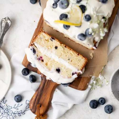 Sur La Table Lemon Blueberry Ice Box Cake with No Churn Cream Cheese Ice Cream