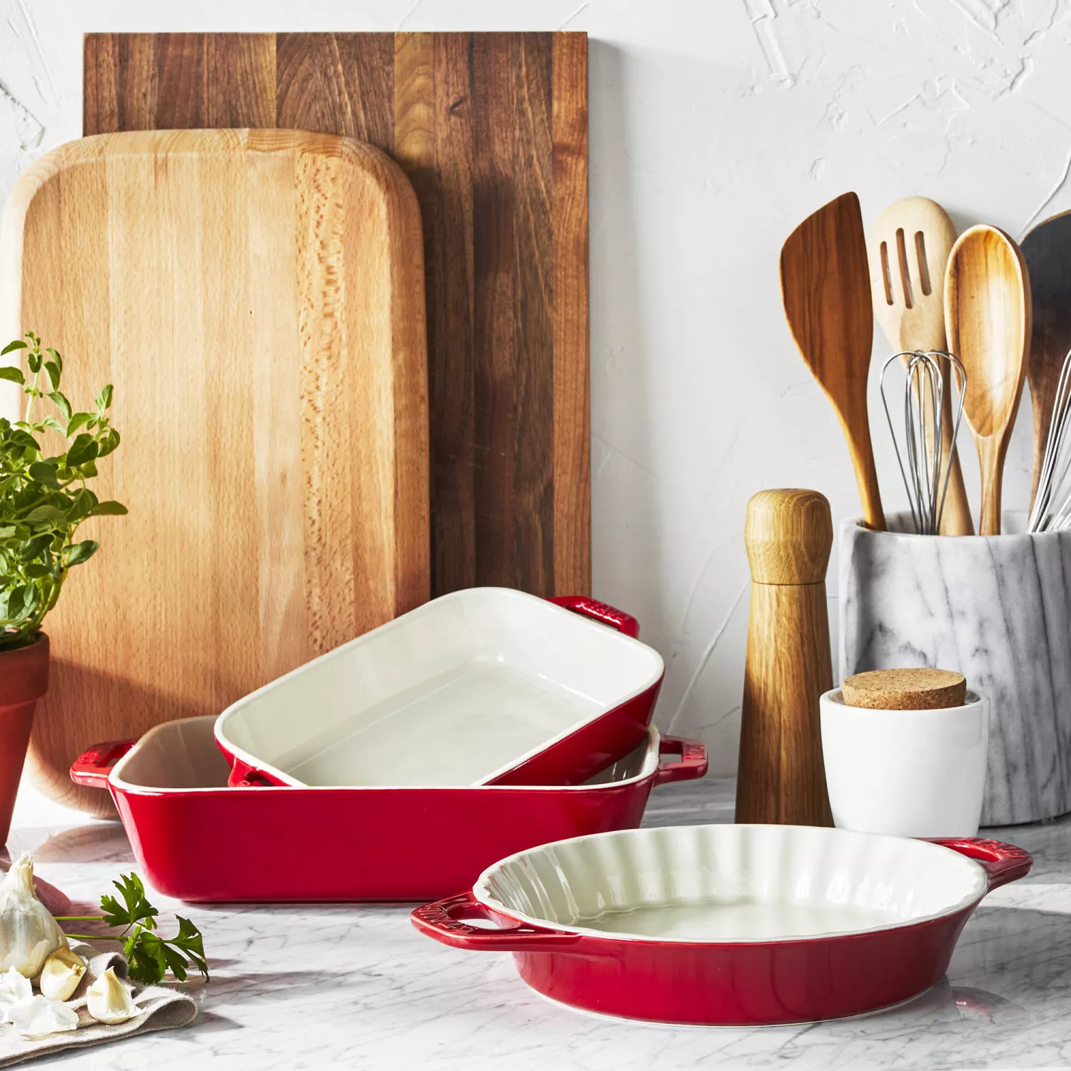 Staub Stoneware 3-Piece Bakeware Set