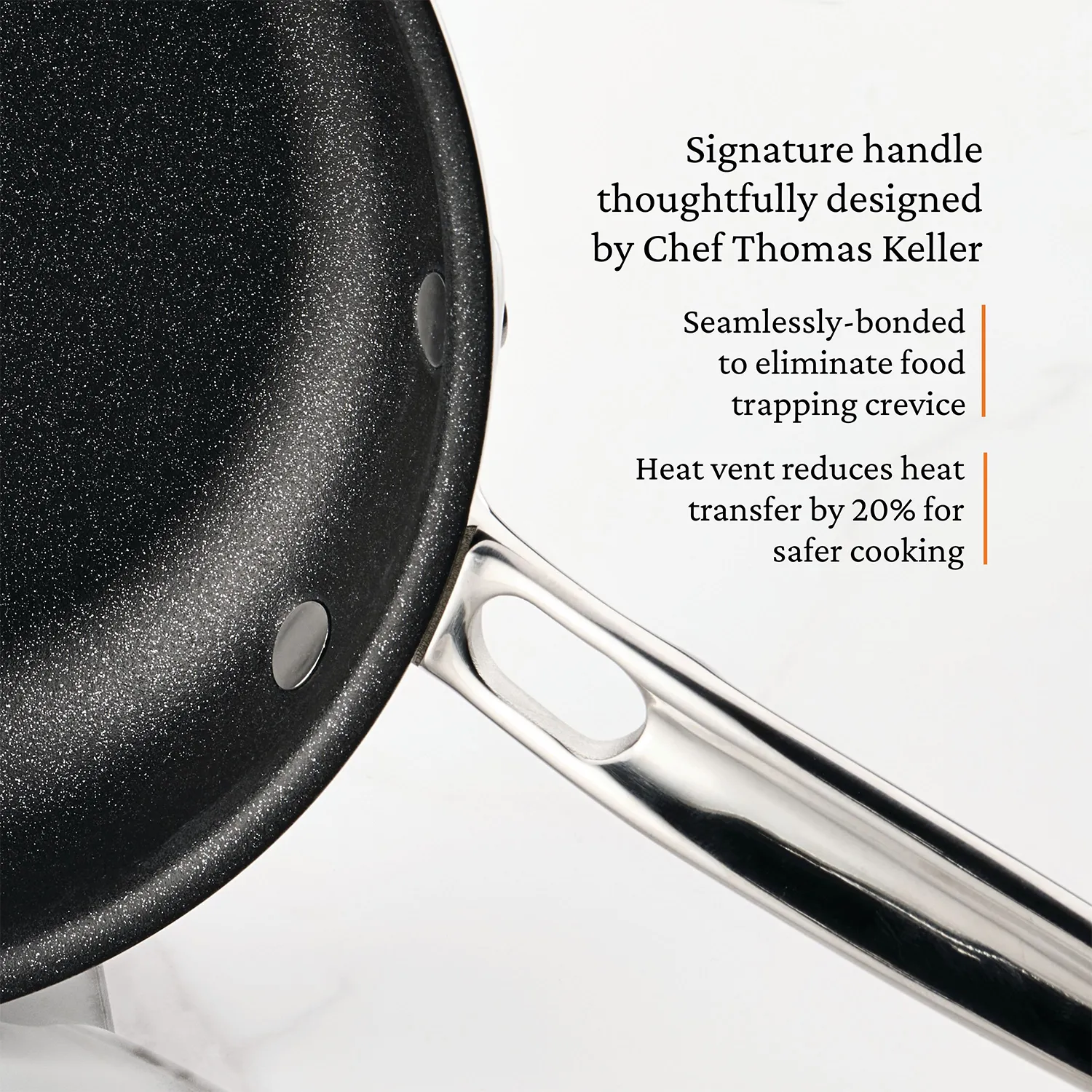 Hestan ProBond Luxe Stainless Steel TITUM™ Nonstick Set of 2 Skillets, 8.5" & 11"