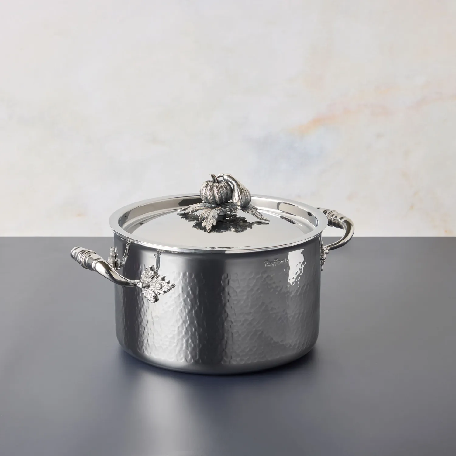 Ruffoni Opus Prima Hammered Stainless Steel 14-Piece Cookware Set