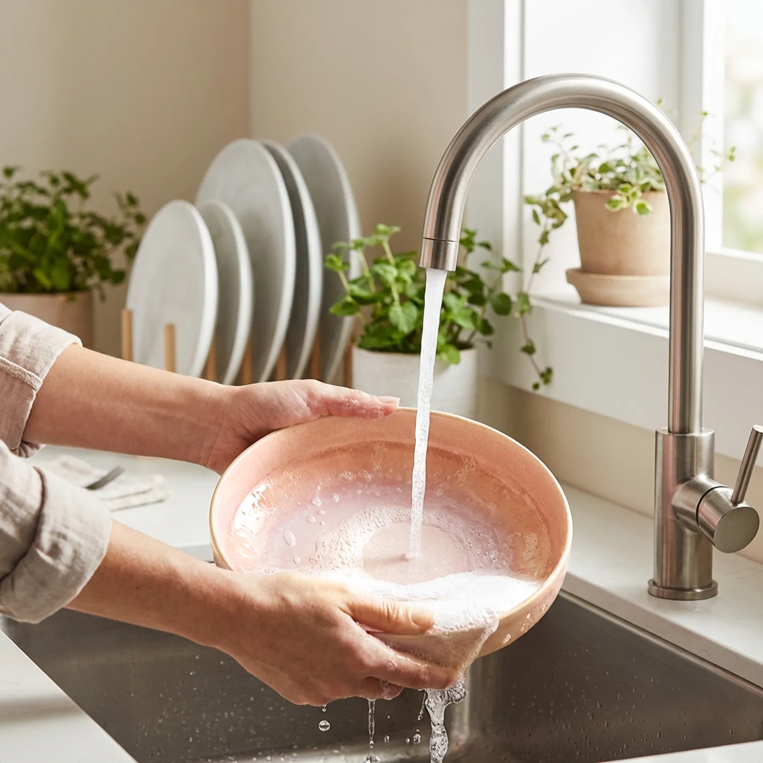 Sur La Table Lucent Reactive Glaze Pasta Bowl