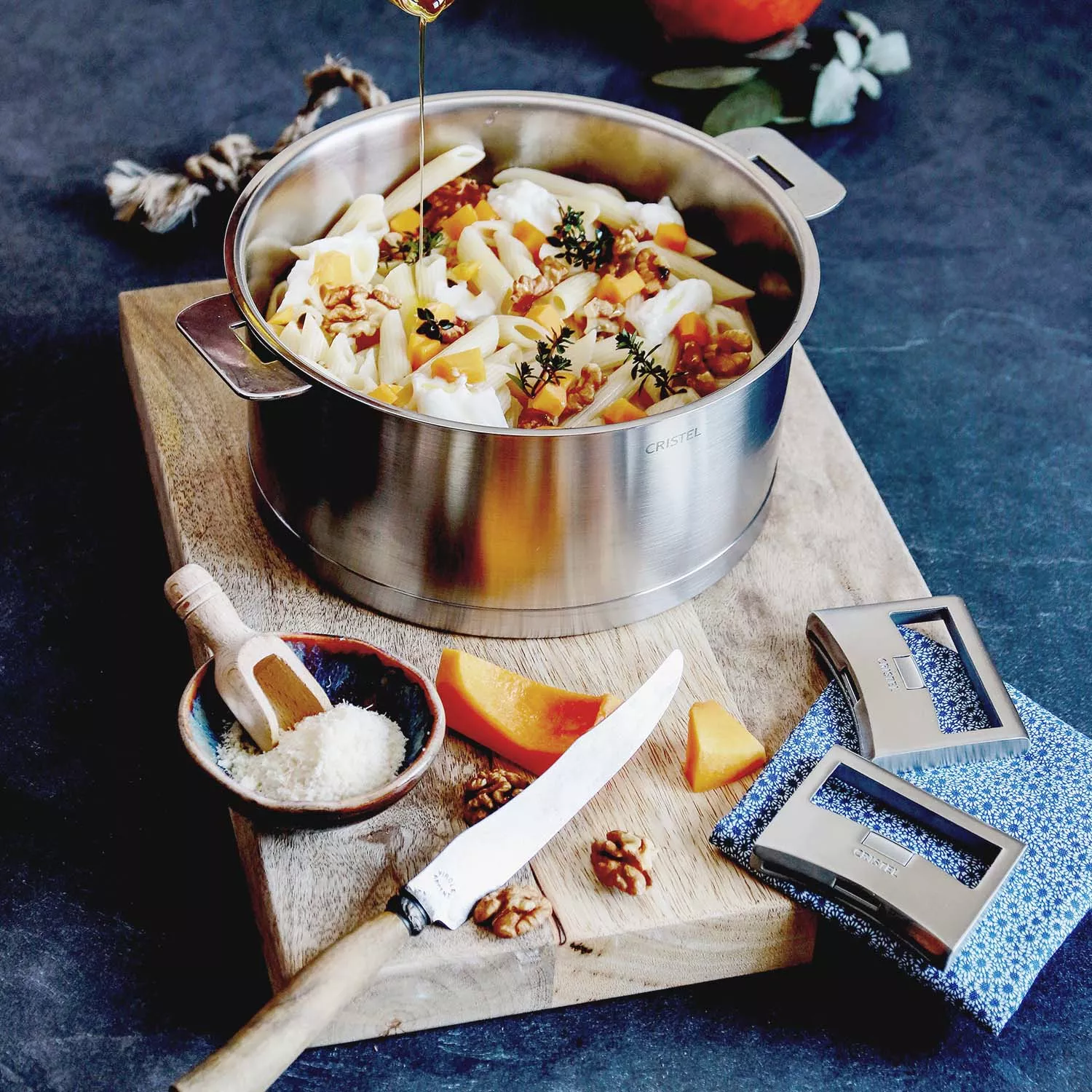 Cristel Strate 11-Piece Cookware Set