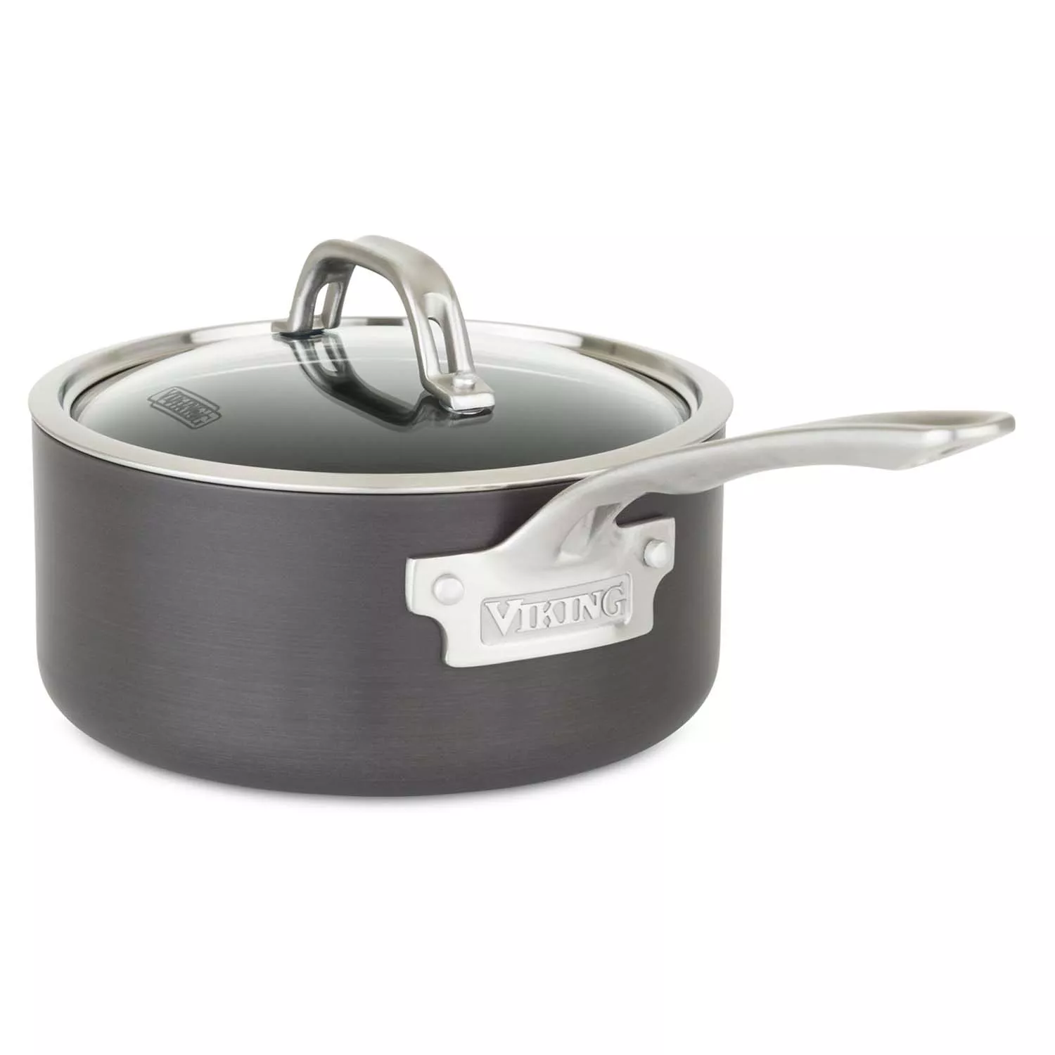 Viking Hard Anodized Nonstick Saucepan with Lid