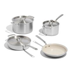 Made In CeramiClad 2.0 Non-Stick 7-Piece Cookware Set