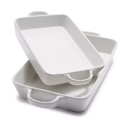 Sur La Table Stoneware 2-Piece Rectangular Baker Set