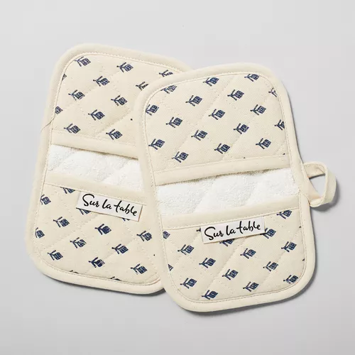 Sur La Table Small Tile Oven Gloves, Set of 2