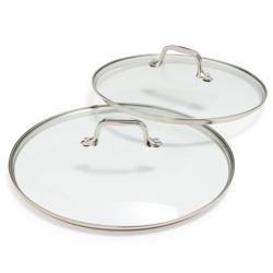 All-Clad HA1 2-Piece Glass Lid Set, 10" & 12" i love the 3 set all clad pans