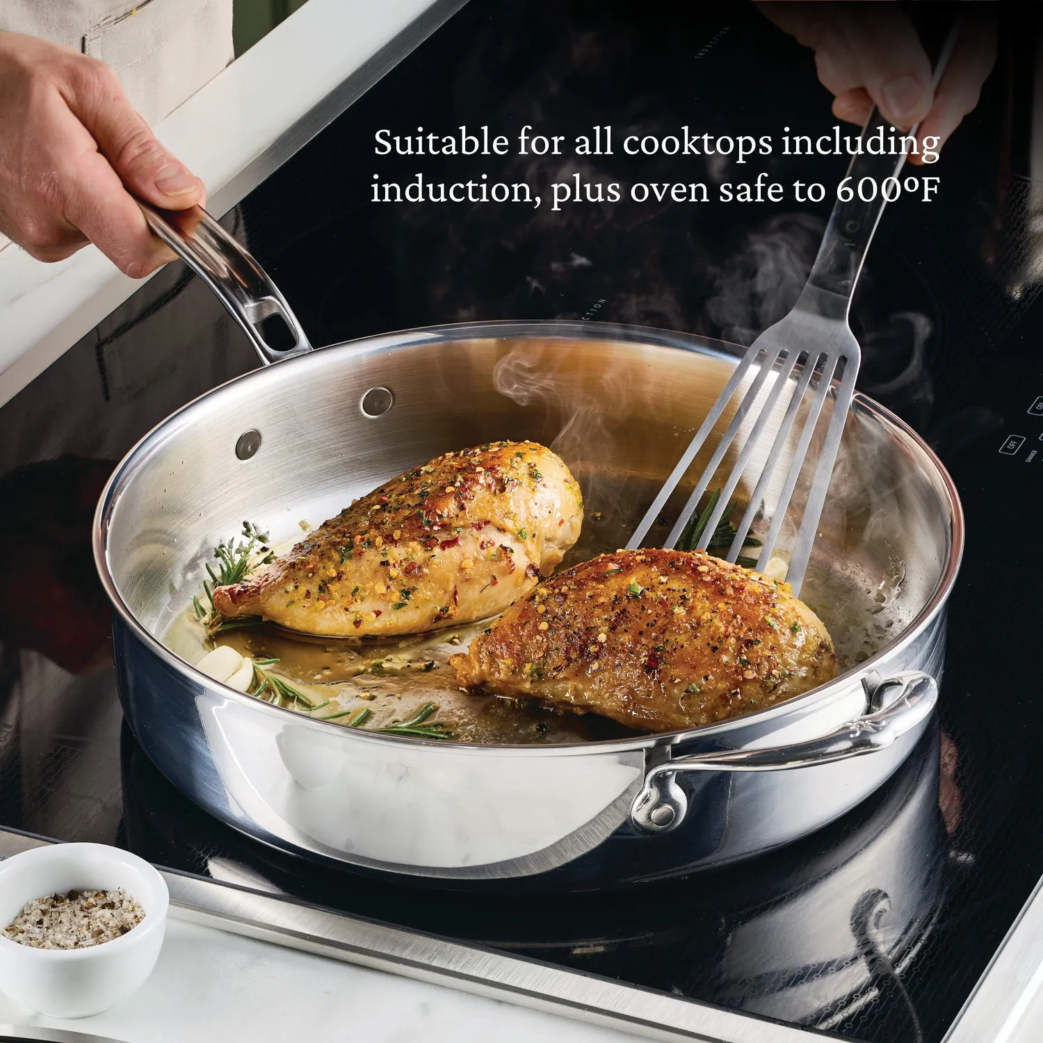 Hestan ProBond Luxe Stainless Steel 10-Piece Cookware Set