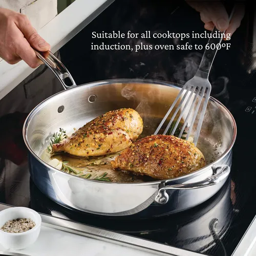 Hestan ProBond Luxe Stainless Steel 10-Piece Cookware Set