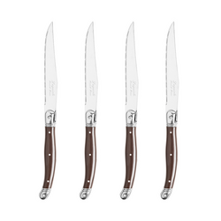 French Home Laguiole Steak Knives, Set of 4 You betcha!  Even the toughest steak is no match for these beauties