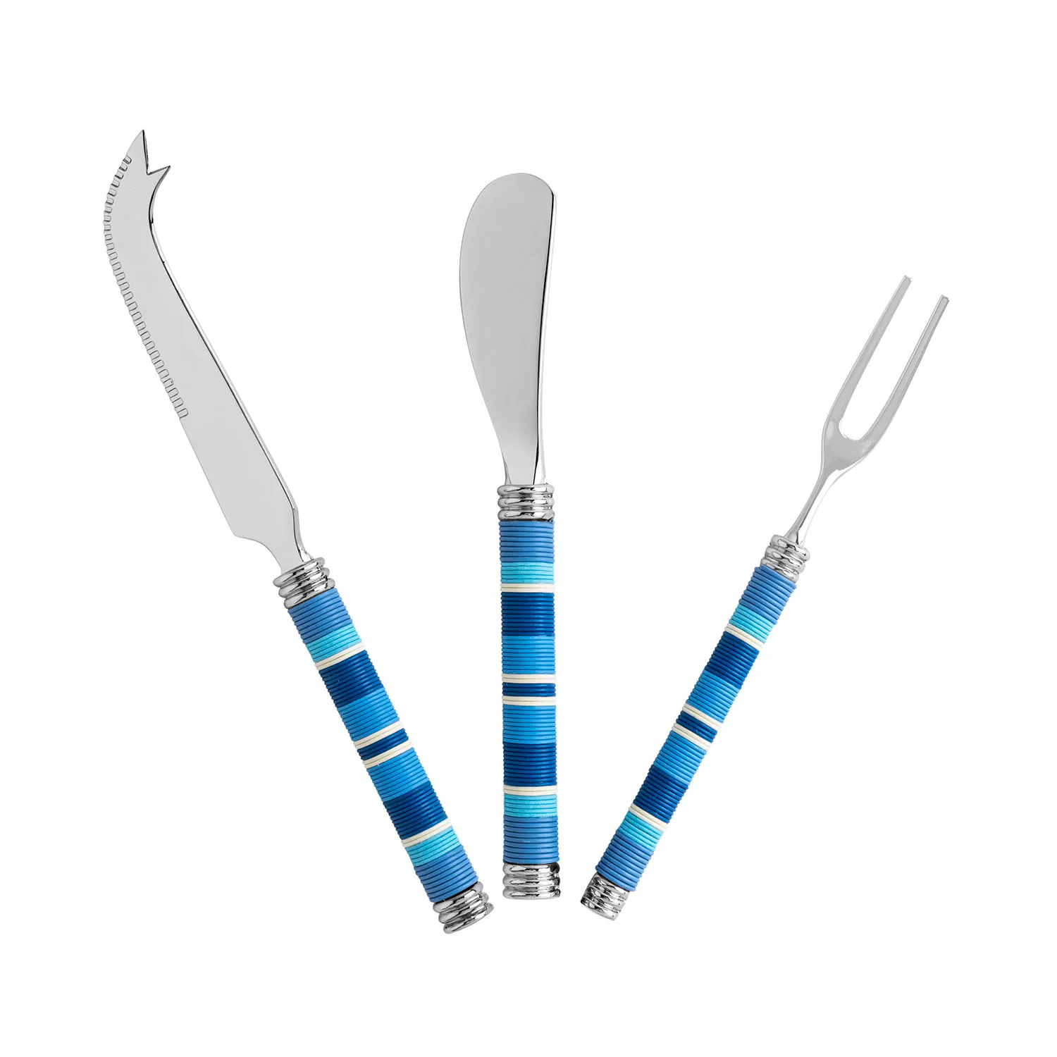 French Home Jubilee Cheese Knife, Spreader & Fork Set