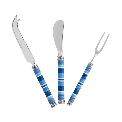 French Home Jubilee Cheese Knife, Spreader & Fork Set