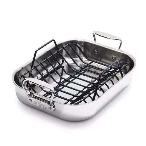 All-Clad Stainless Steel Roasting Pan with Nonstick Rack All-Clad Stainless Steel Roasting Pan with Nonstick Rack
