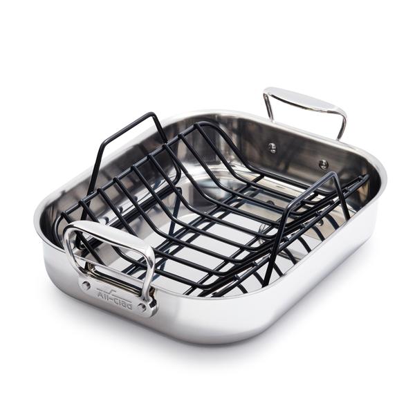 All-Clad Stainless Steel Roasting Pan with Nonstick Rack