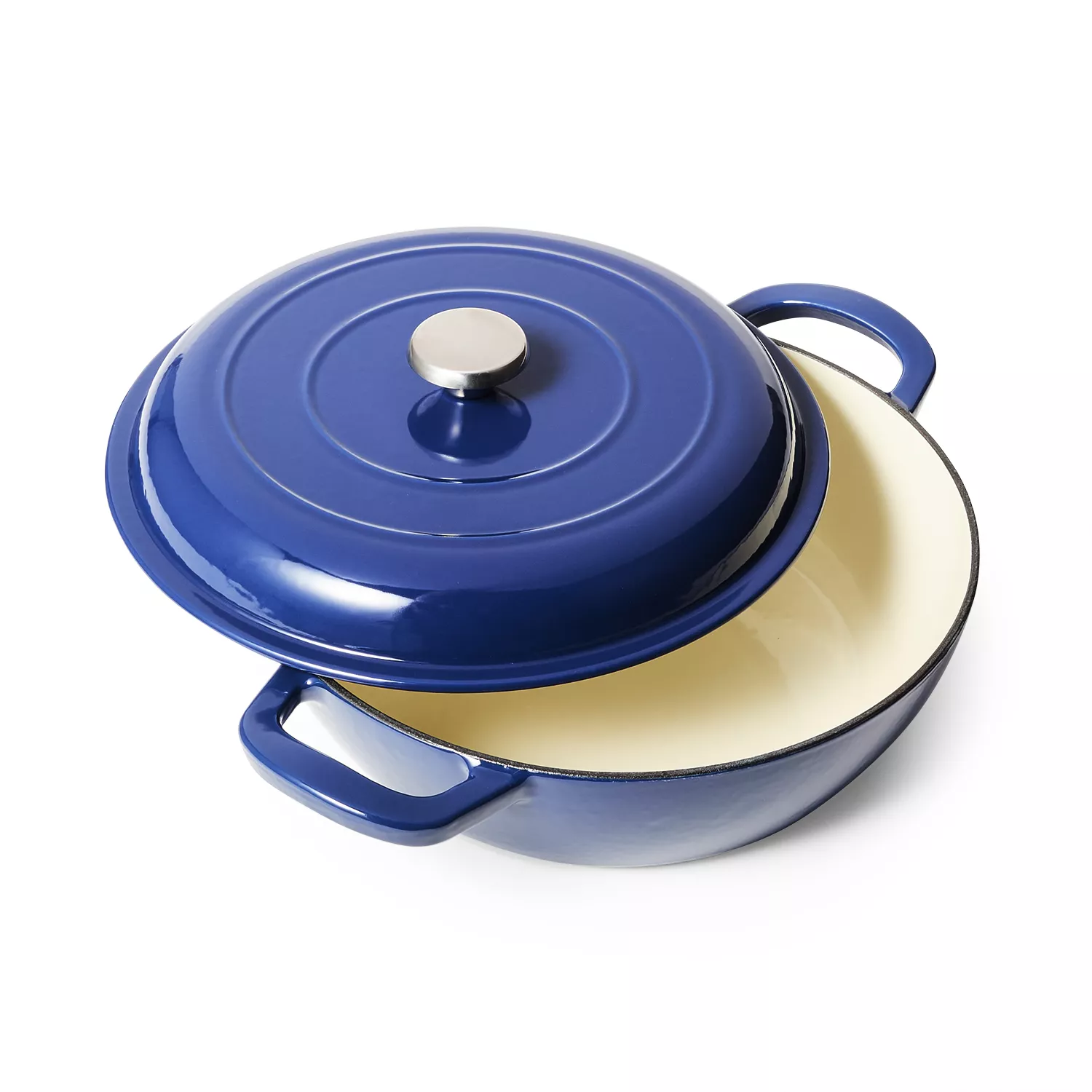 Sur La Table Enameled Cast Iron Deep Braiser, 5 qt.