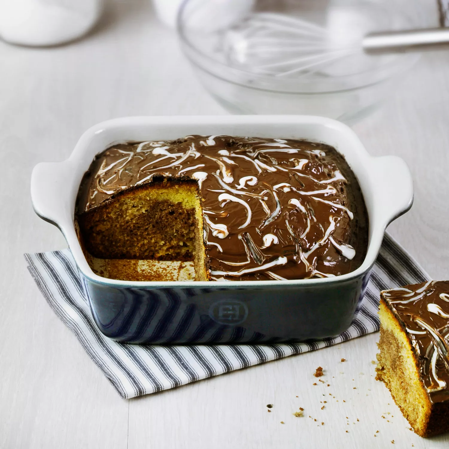 Emile Henry Modern Classics Square Baker, 8"