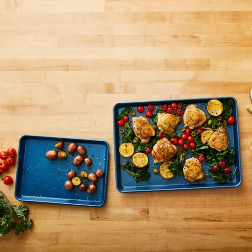 Sur La Table Sapphire Elite Nonstick Quarter Sheet Pans, Set of 2