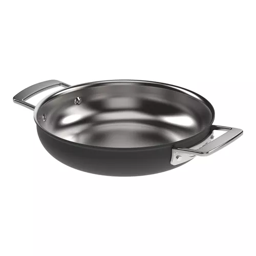 DEMEYERE Black 5 Double Handle Fry Pan, 9.5"